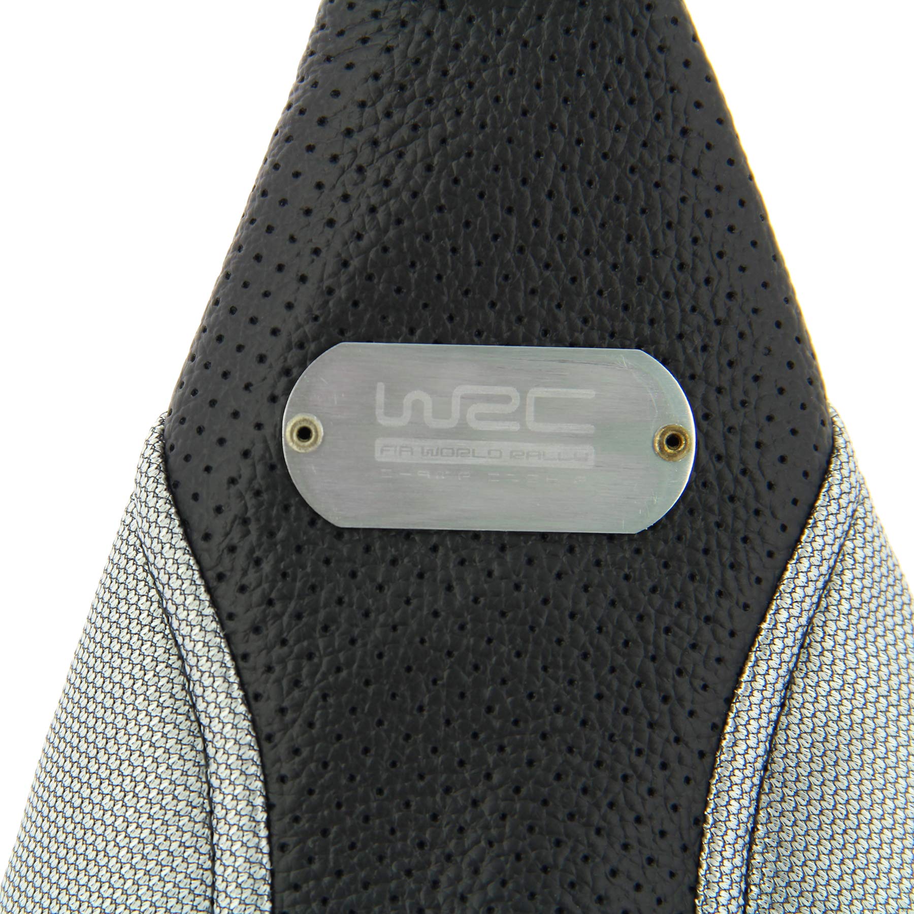 WRC 007304 Pomello Cambio Feeling In Alluminio E Pelle Nera - Universale Con Viti Di Fissaggio, Confezione Metallica