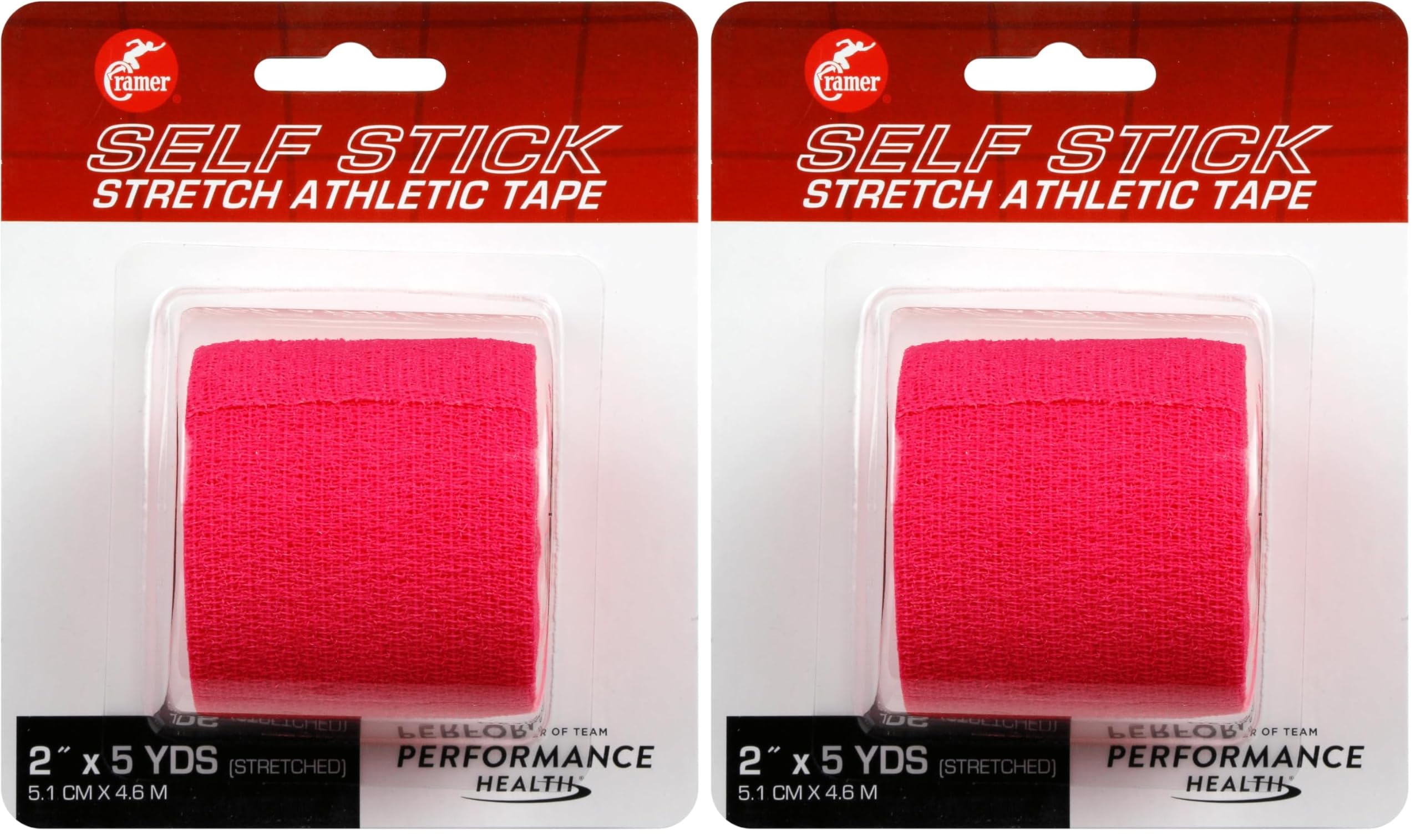 Cramer Eco-Flex Self-Stick Stretch Tape Cohesive Tape Flexible Elastic Sports Tape Athletic Training Room Supplies Easy Tear Self-Adherent