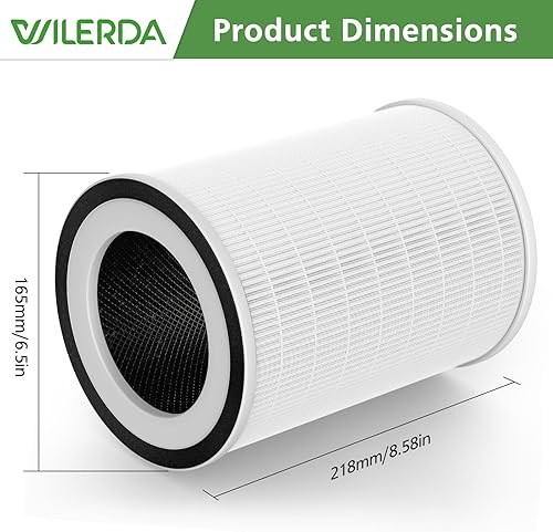 Miniatura 4 de Filtro True HEPA H13 KILO, filtración de 3 etapas de 360, compatible con Afloia KILO, KILOPRO, MIRO, MIRO PRO y MORENTO MR-Kilo (paquete de 2)