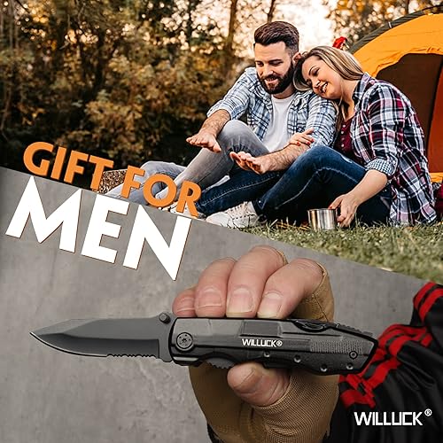 Vista 18 de Regalos para marido y él, regalo ideal para el día de San Valentín, cuchillo multiherramienta "Best Husband Ever", regalo de cumpleaños para marido