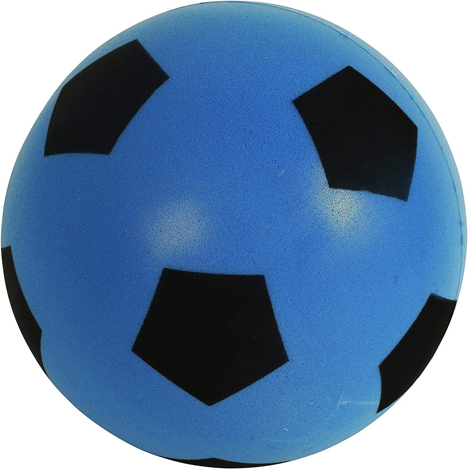 eMKay® Size 5 Blue Football | Indoor/Outdoor Soft Sponge Foam Soccer Ball Great Fun For Adults And Kids Boys & Girls