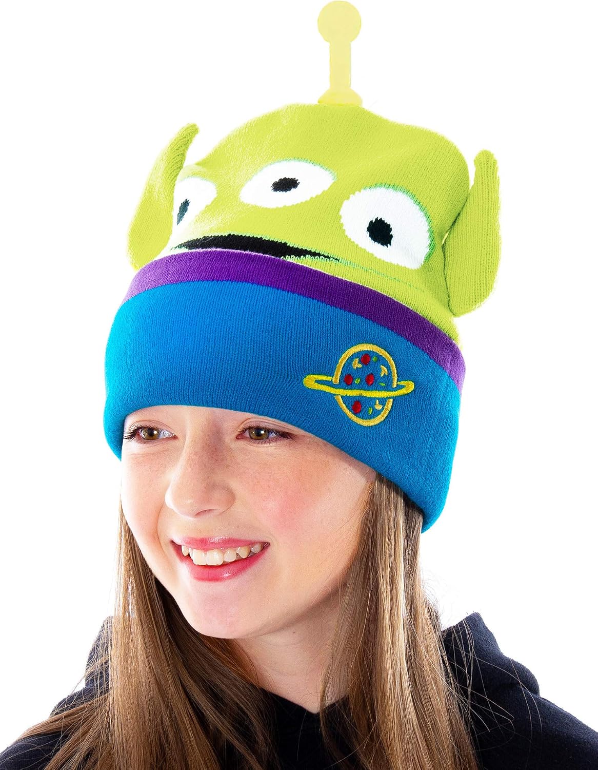 Disney Toy Story Pizza Planet Aliens Beanie 3D Character Design Costume Hat Cuffed Beanie