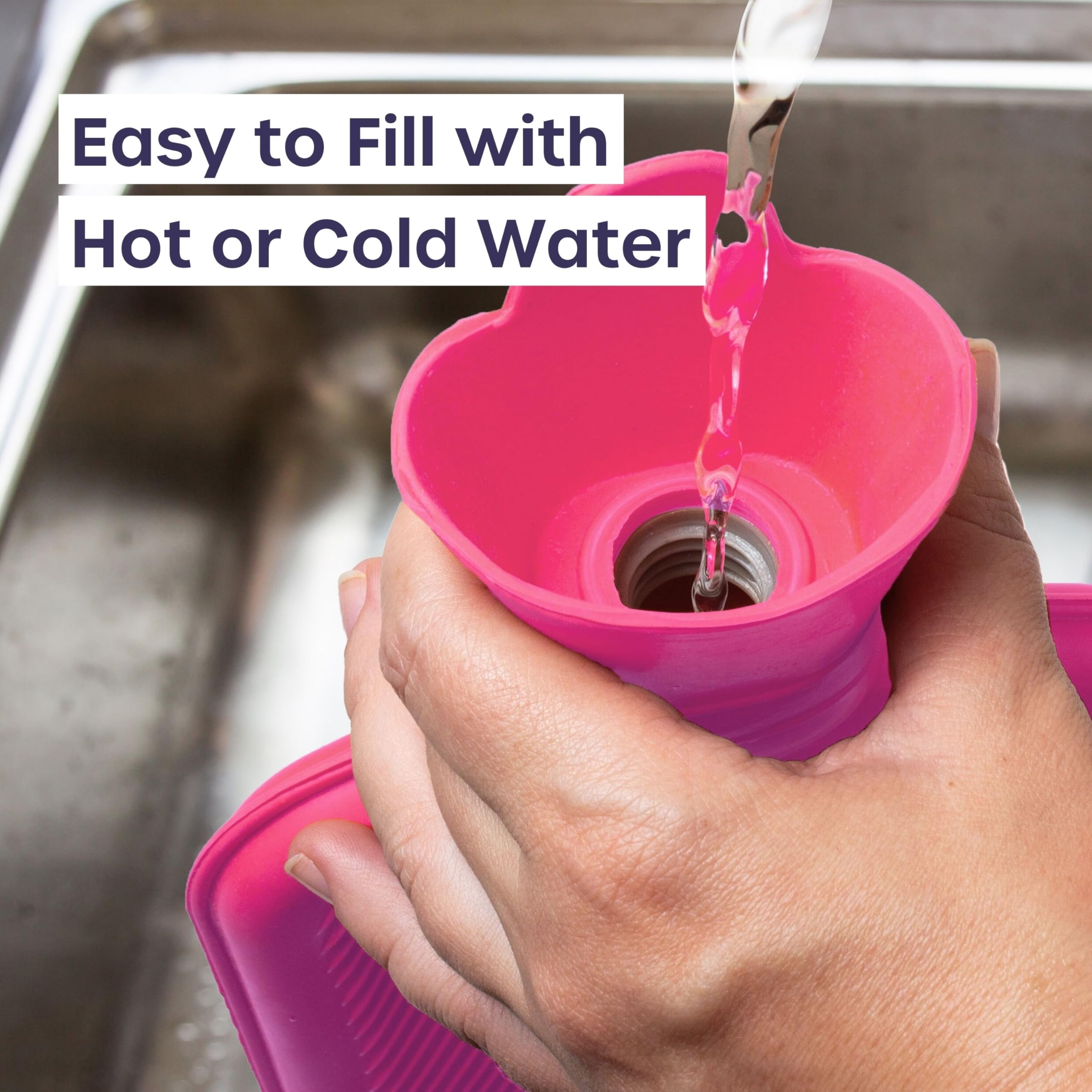 Hot Water Bottle (Pink - 3L)