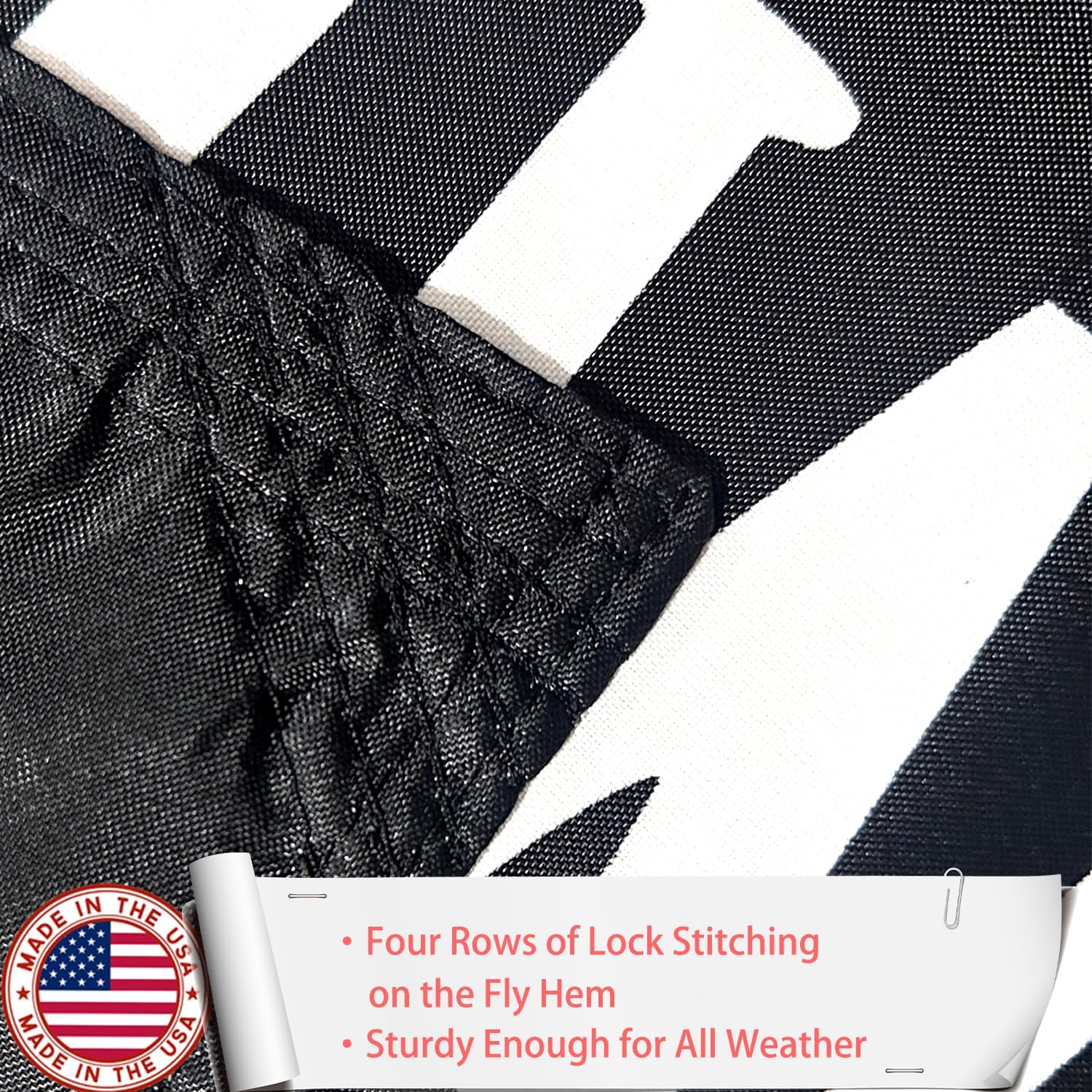 Pow Flag 3x5 Outdoor Made in USA - Double Sided Mia Flags Nylon Heavy Duty Vivid Color Pow Mia Flag with 2 Brass Grommet
