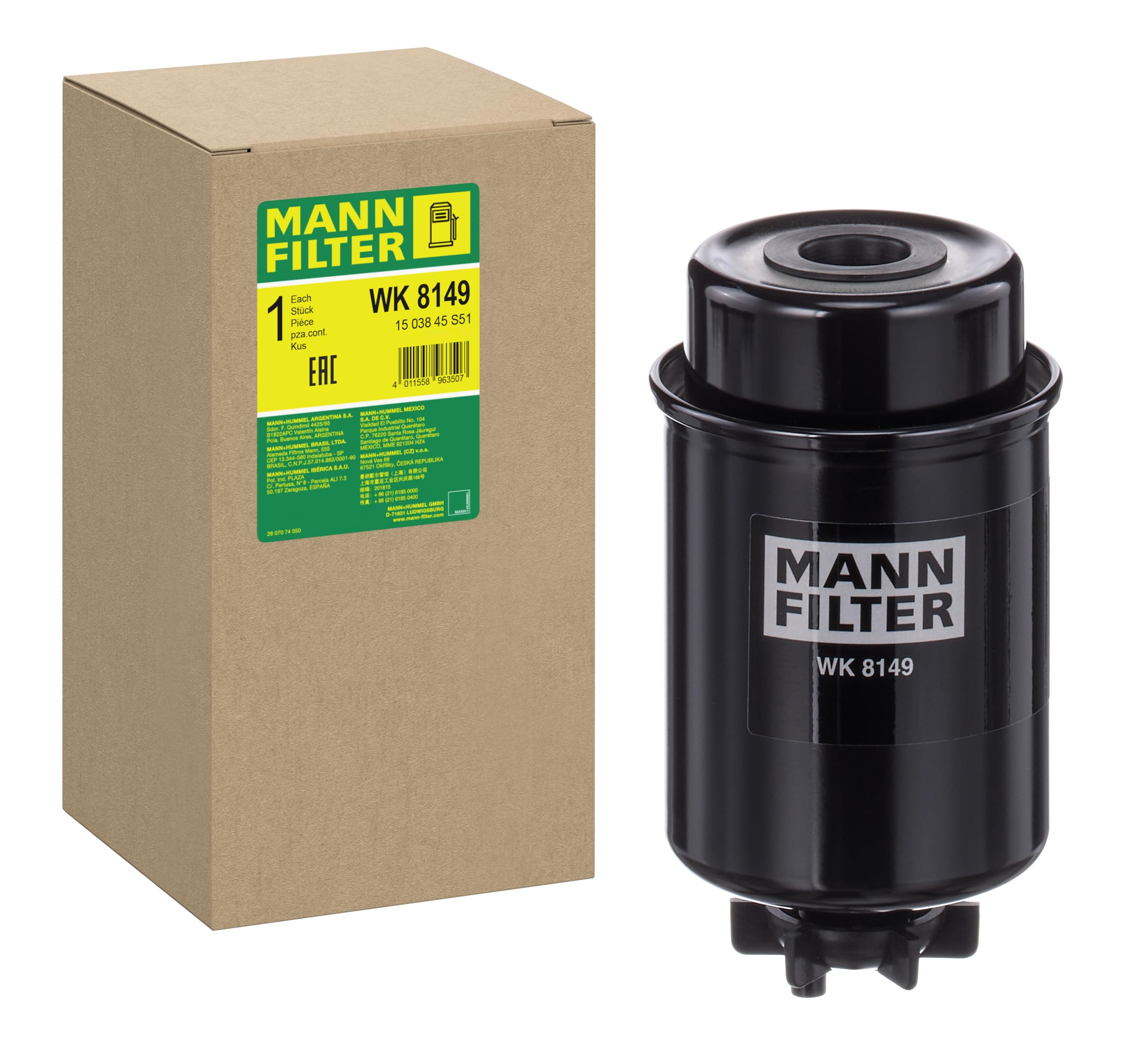 MANN-FILTER WK 8149 Kraftstofffilter - für Off-Highway Anwendungen