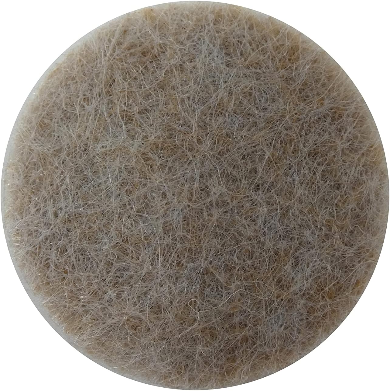 Shepherd 1" Round Leveling Self-Adhesive Felt Furniture Sliders for Hard Surfaces, Leveling Adhesive Furniture Moving Pads for Beds, Sofas, Dressers, Set of 8, Beige