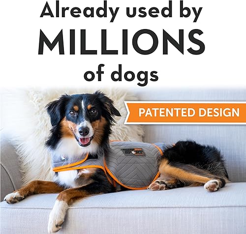 Miniatura 2 de Chaqueta de ansiedad deportiva para perro, Platino