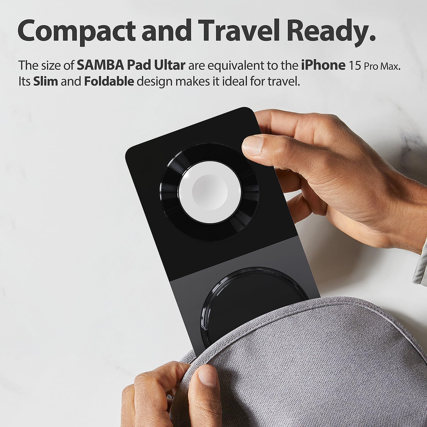 3 in 1 Charging Station for Apple Devices, Mag-Safe Charger Stand Fast Charging, Wireless Charger for iPhone 15/14/13/12 Series, Apple Watch Series 1-9/Ultra, AirPods Pro, 30W USB Charger (Black)