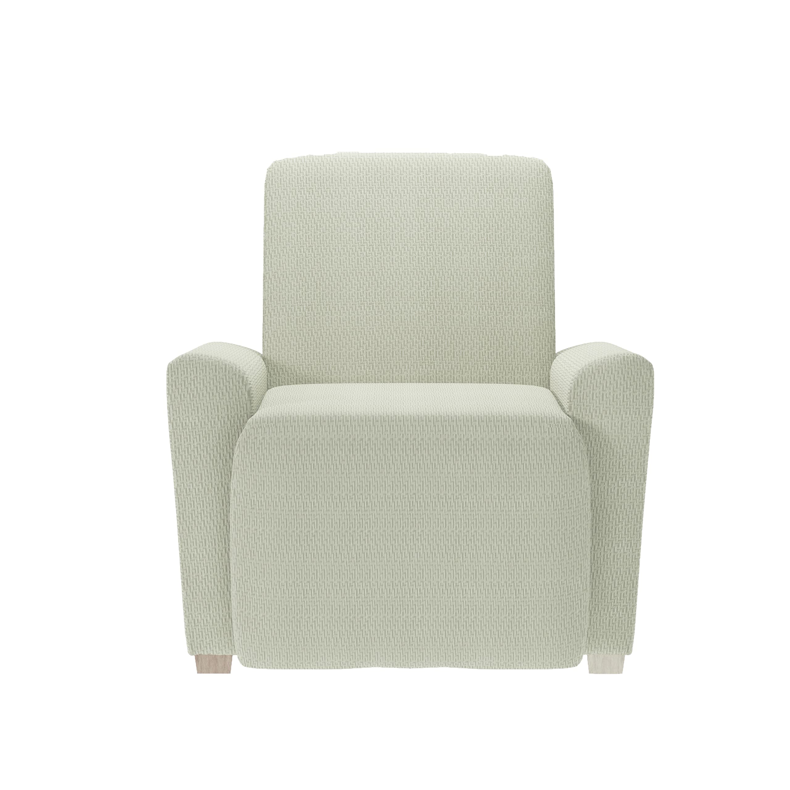 Zenna HomeKhaki Simply Fit 4-Piece Steps Stretch Recliner Slipcover