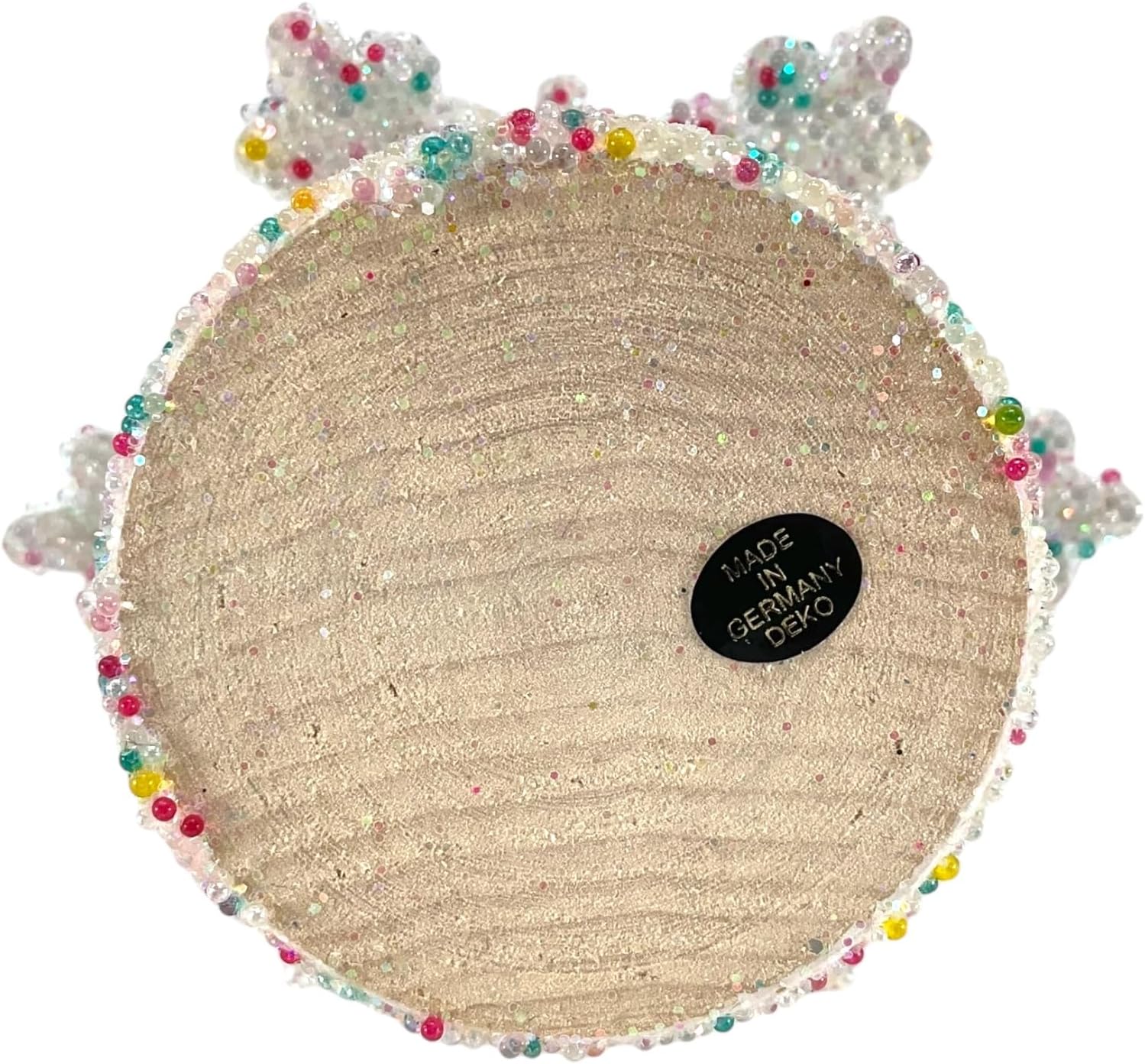 Pinnacle Peak Trading Ino Schaller Confetti Sugarbeads Medium German Christmas Tree 10.25 inch