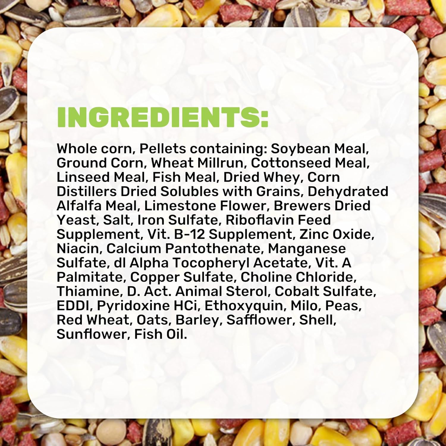 LEACH GRAIN & MILLING CO. Chavez Mix 25 Lbs Bag, Healthy Chicken Feed – Supports Energy & Digestive Health – Balanced Nutrition with Protein, Fiber & Essential Minerals for Chickens & Flock Health
