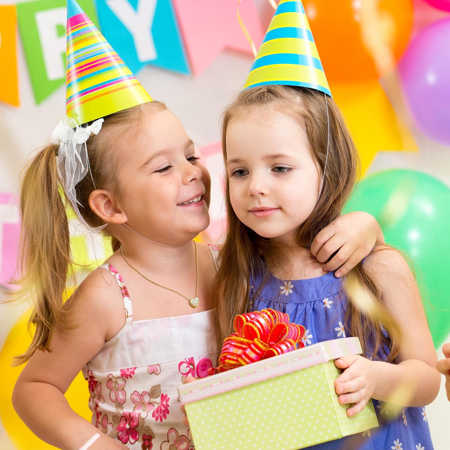 Happy 3 4 5 6 7 8 9 10 11 12 Year Old Birthday Gifts, Heart Cross Necklace with Card Birthday Gifts for Daughter Granddaughter Niece