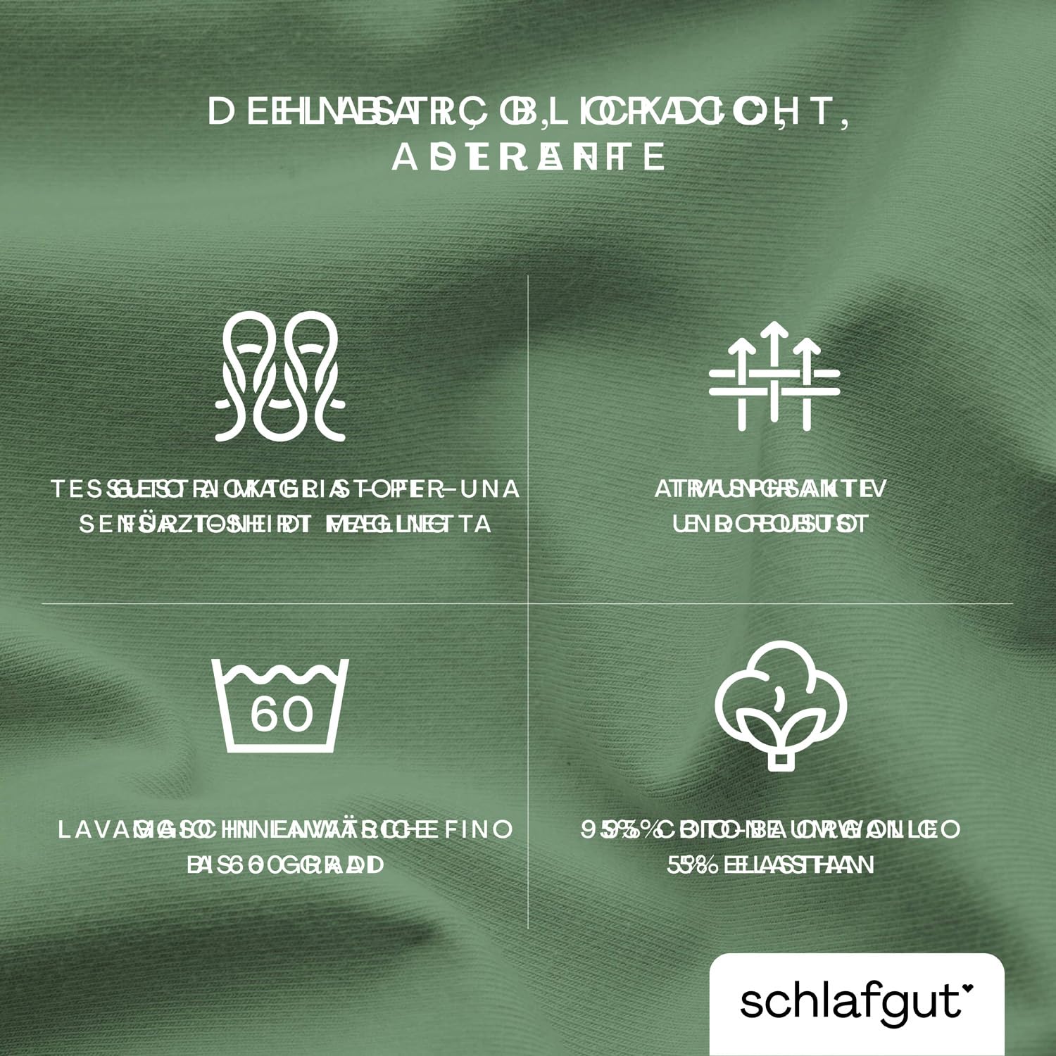 Schlafgut Pure Lenzuolo Con Angoli In Cotone Biologico 95% - Elasticizzato E Liscio - Sand Mid, S (90x190/100x200 Cm) - 3