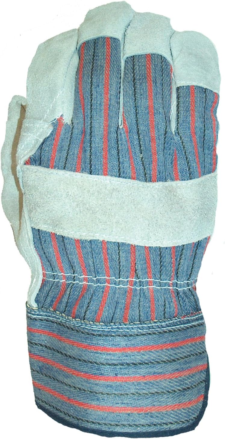 True Grip Large Suede Leather Palm Glove with Safety Cuff 9223-26