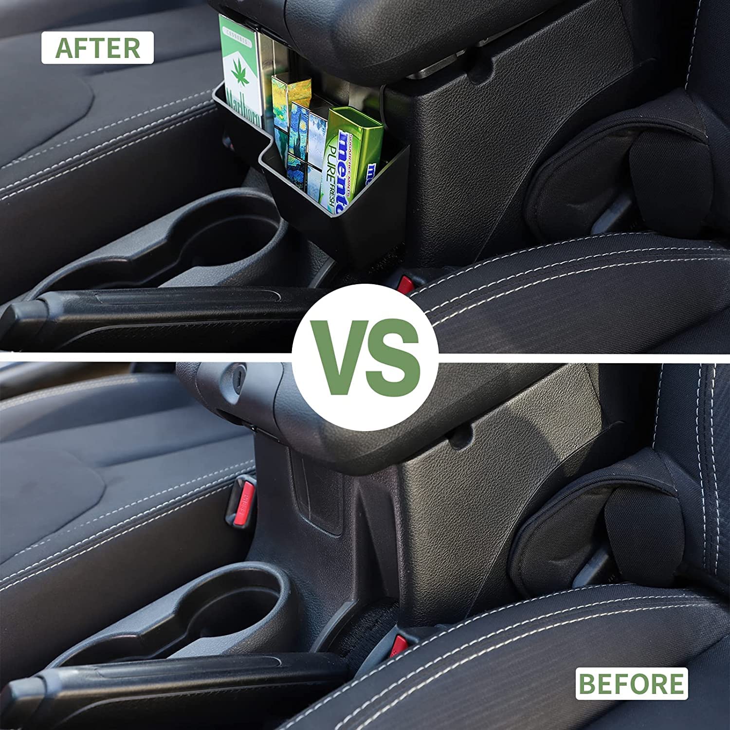 Center Console Hanging Organizer per 2011-2017 Jeep Wrangler JK JKU Accessori di Stoccaggio Interni Bracciolo Vassoio Laterale