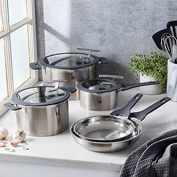 Amazon.com: ZWILLING Simplify 8-pc Stainless Steel Cookware Set