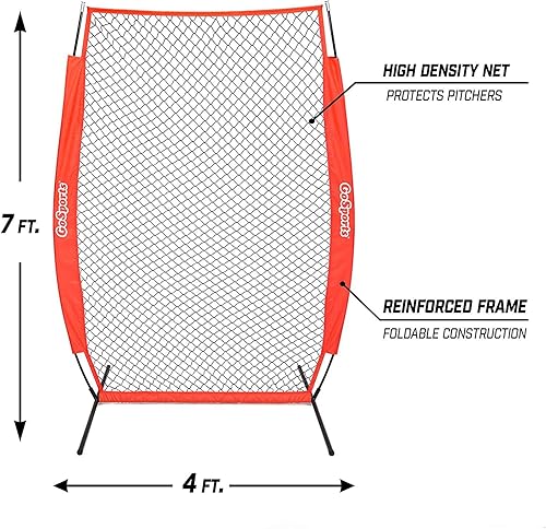 Miniatura 2 de Redes de lanzamiento de béisbol y sóftbol GoSports - Pantalla L o pantalla I - Red de protección del lanzador