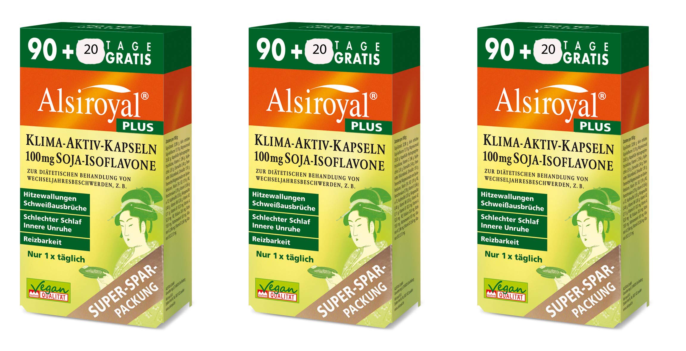 Alsiroyal PLUS Klima-Aktiv 3 x 90+20 Kapseln