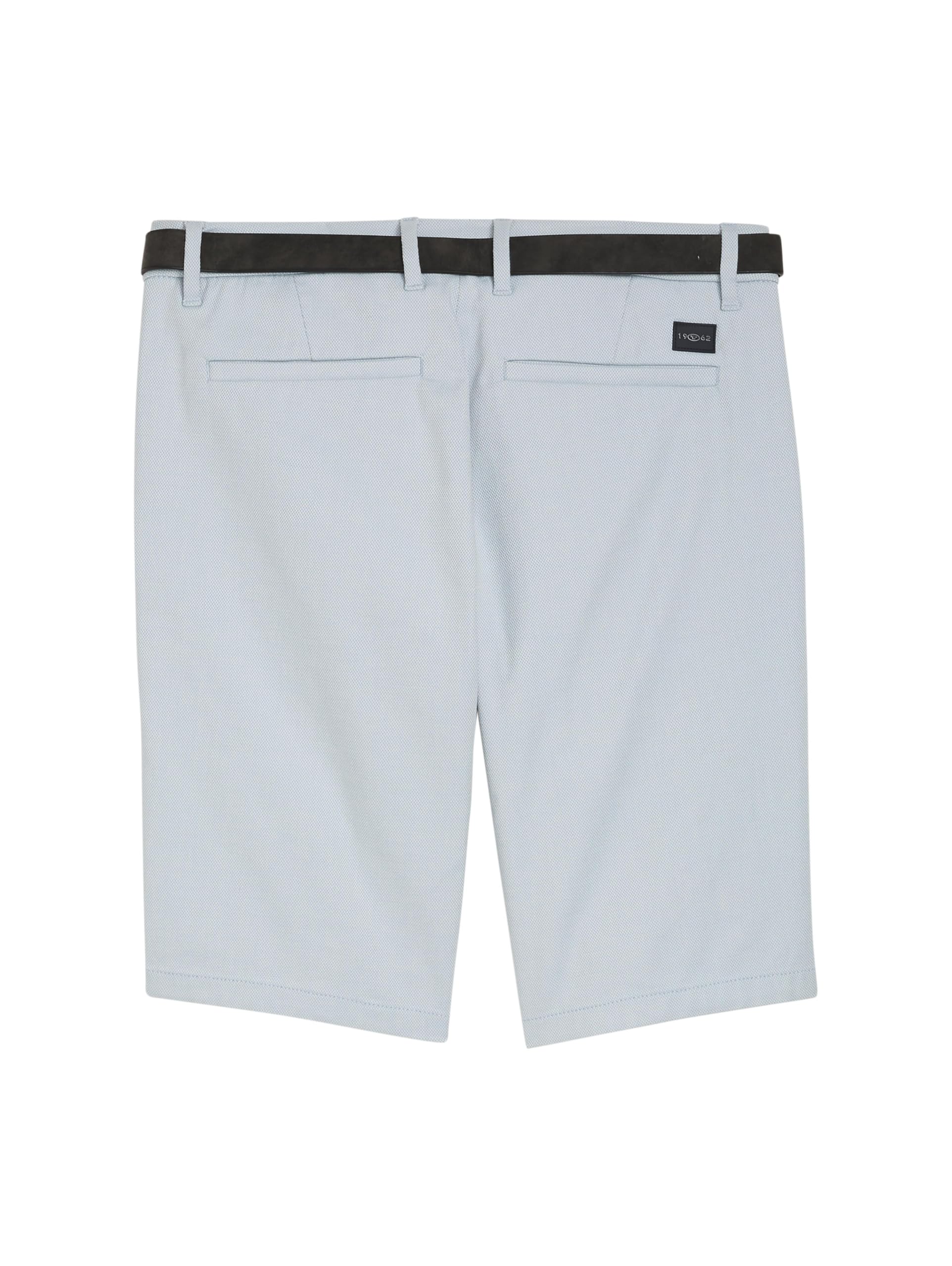 TOM TAILOR Herren Slim Fit Chino-Shorts mit Gürtel