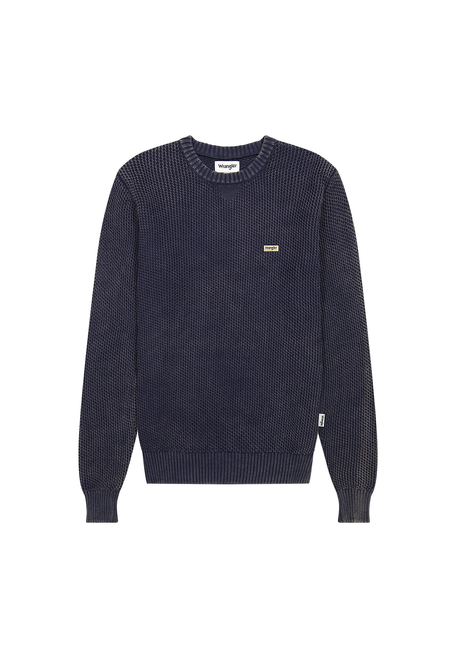 Wrangler Men's Crewneck Sweater, Navy, S