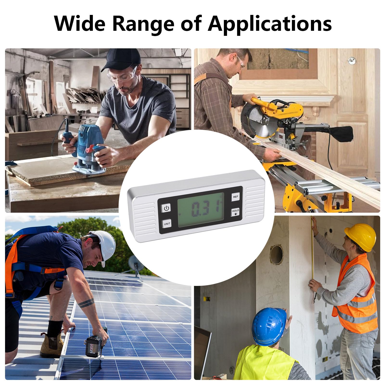 Digital Level Box High Accuracy Portable Magnetic Digital Angle Finder for Woodworking Projects