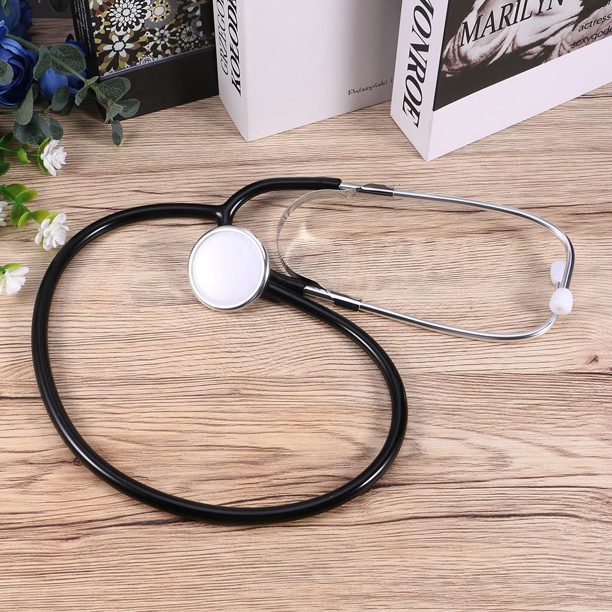 NUOBESTY Kids Stethoscope, Simulation Medical Equipment Play Toy, Real Working Nursing Stethoscope for Kids Role Play, Doctor Game