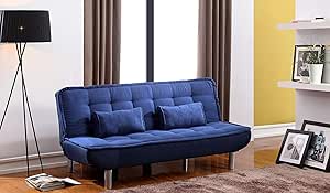 MUEBLIX.COM | Sofa Otero 2 Plazas | Sofas de Salón Modernos | Asiento Poliester, Tapizado Posterior e Interior | Respaldo Capitoné | Sofa de Diseño