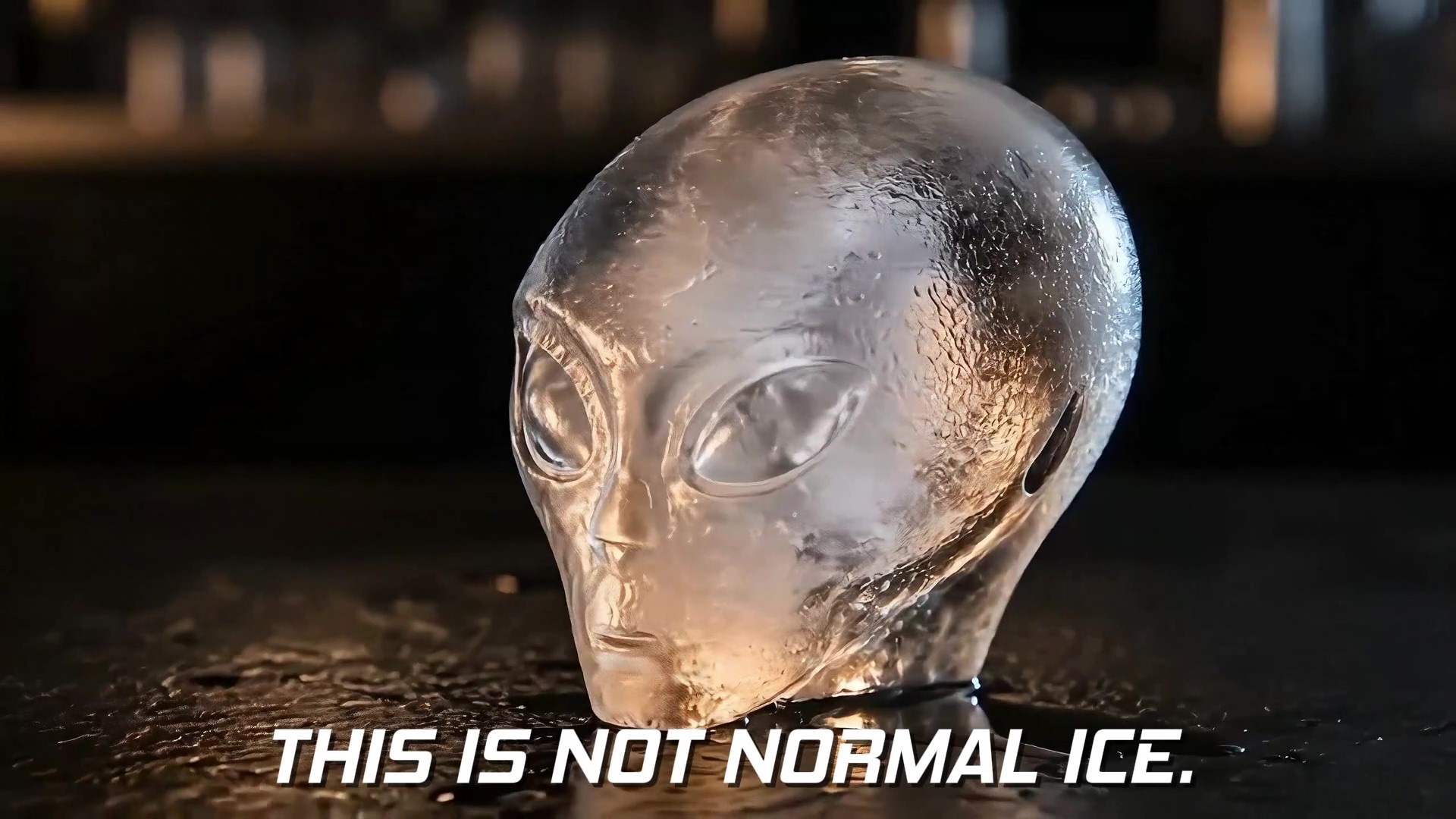 Molde de Cubos de Hielo Alien Grandes 3D con Tapa Spill-Free miniatura 7