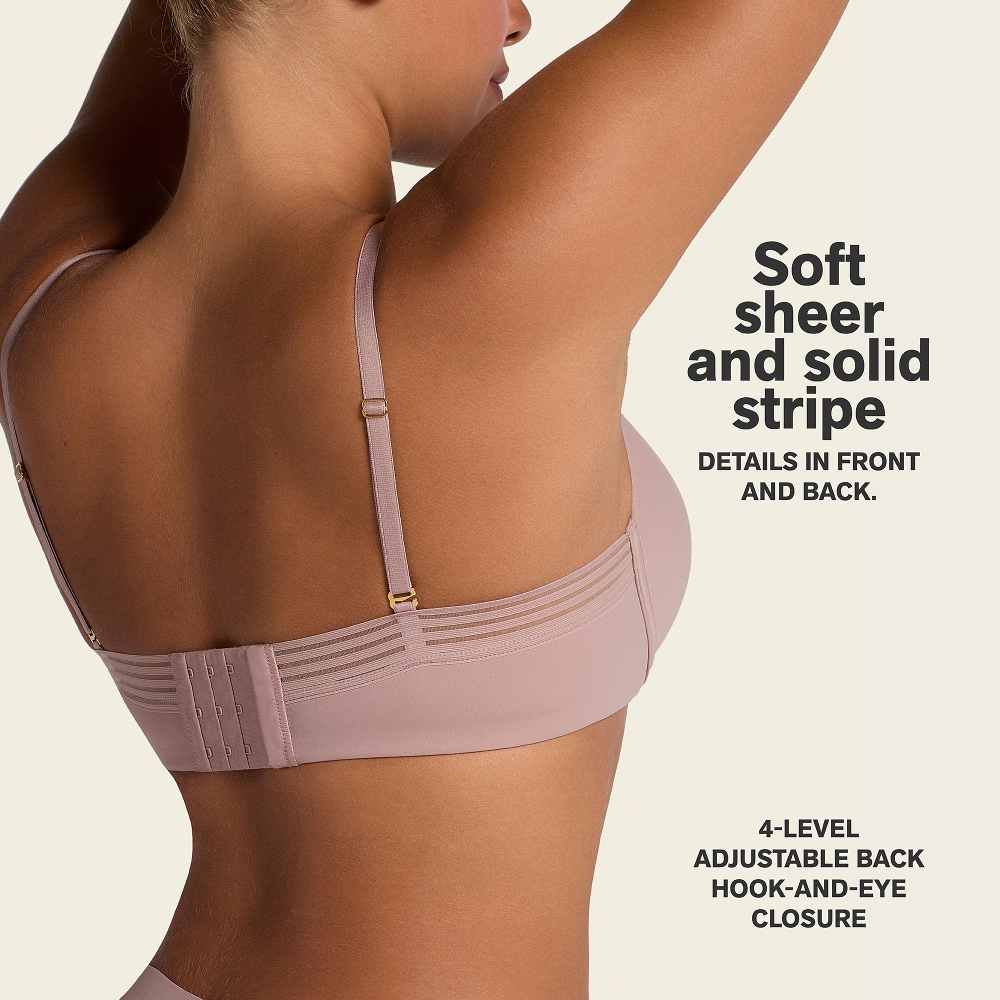 Leonisa Reggiseno Modell a t-Shirt con Arco - Natural Look