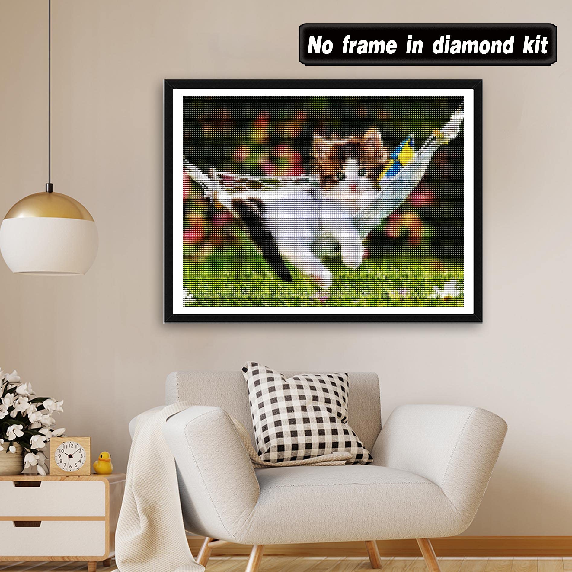 Zeyevan DIY Diamond Painting Complet Animal écureuil, 5D Broderie