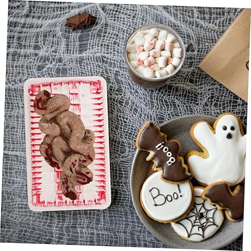 Miniatura 5 de Garneck Accesorio de órgano para intestinos corporales de Halloween, juguete complicado, piezas del cuerpo humano aterradoras falsas para Halloween,