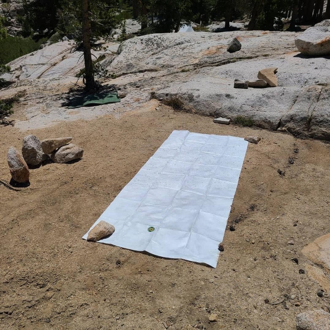 Campcovers 4 by 7 Foot Tyvek House Wrap Sheet Moisture Barrier