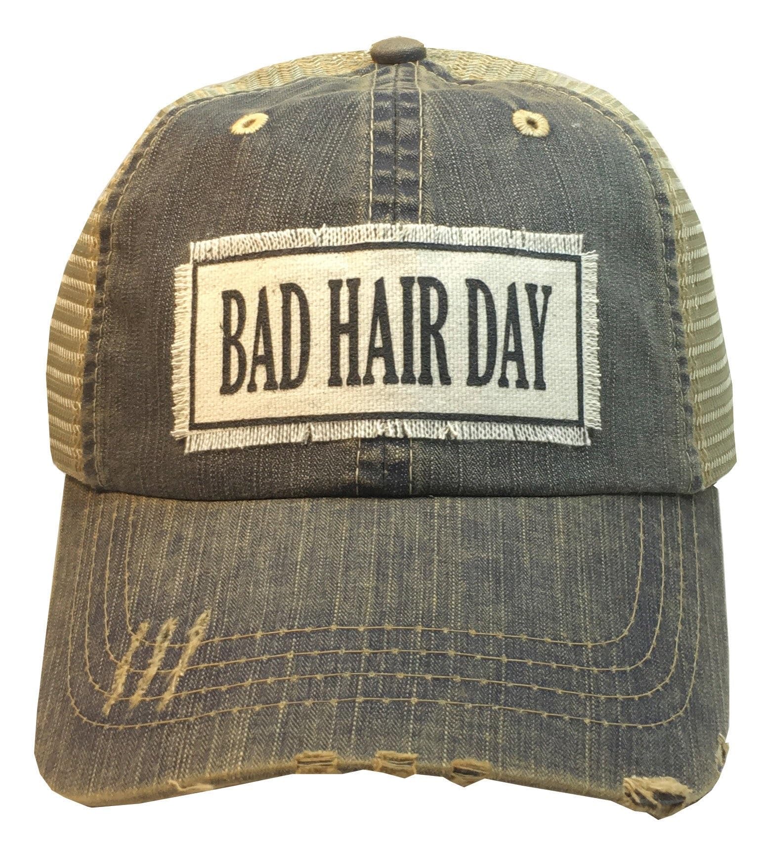 VINTAGE LIFE Distressed Washed Fun Baseball Trucker Mesh Cap