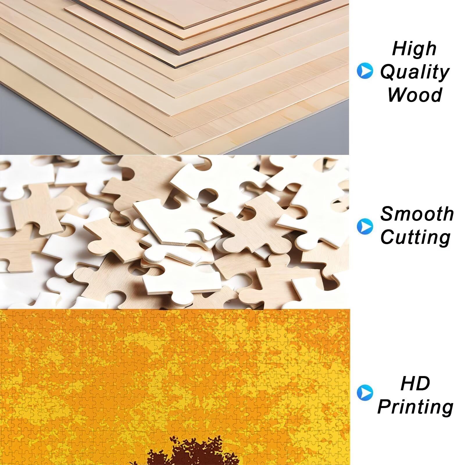 Puzzle 1000 sztuk drzewo, abstrakcyjne drewniane puzzle dla dorosłych, puzzle z wykwintnym opakowaniem, rodzinne gry edukacyjne, puzzle do wystroju domu, prezent dla kobiet, prezent dla mężczyzn, P-52
