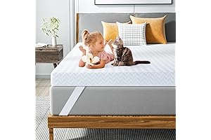 Maxzzz 4 Inch Memory Foam Mattress Topper Queen - Heavenly Comfort for...