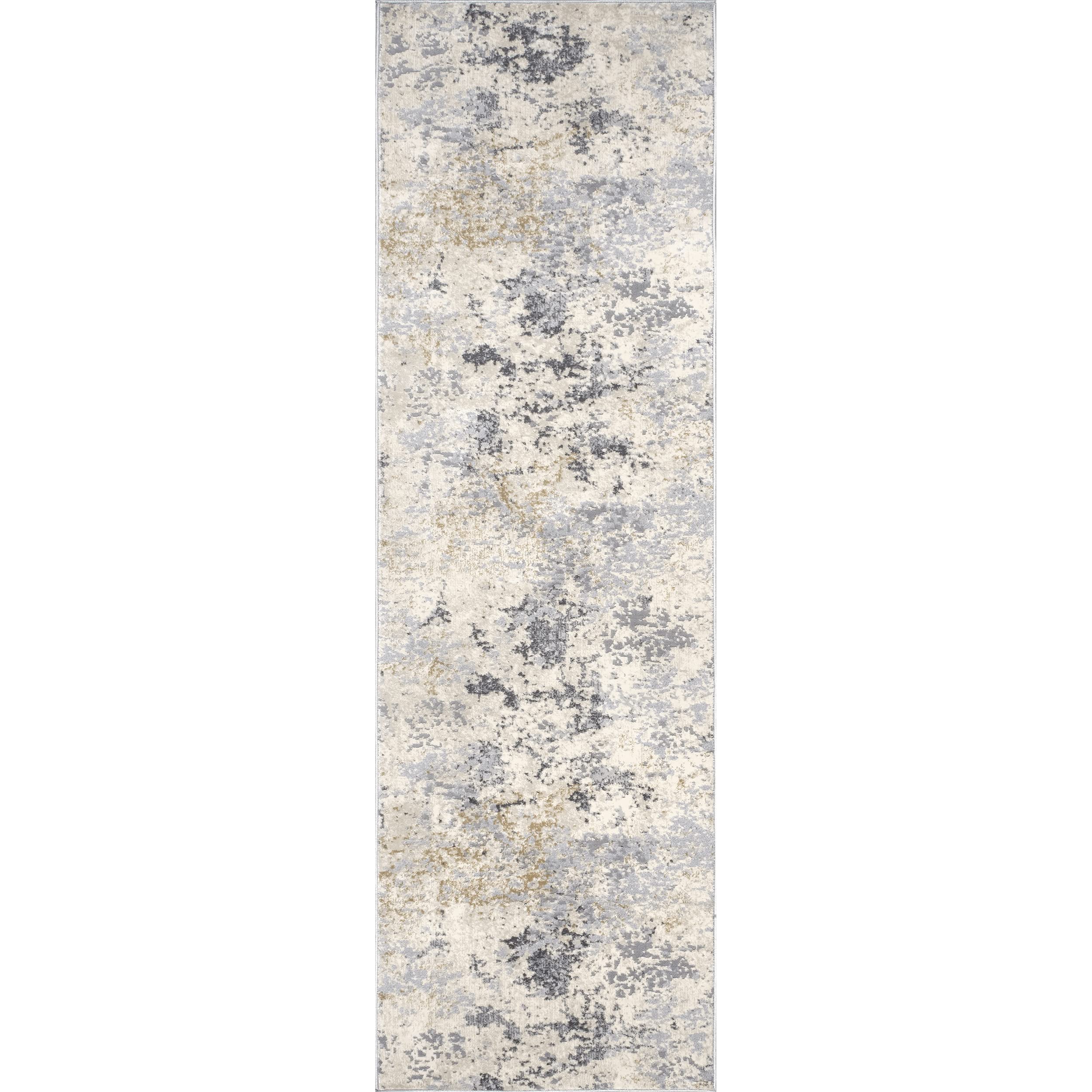 nuLOOM Chastin Modern Abstract Runner Rug, 2' 8" x 12', Beige