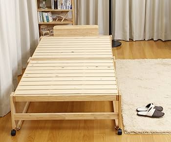 Amazon｜中居木工 ひのきスノコベッド ハイタイプ シングル ナチュラル