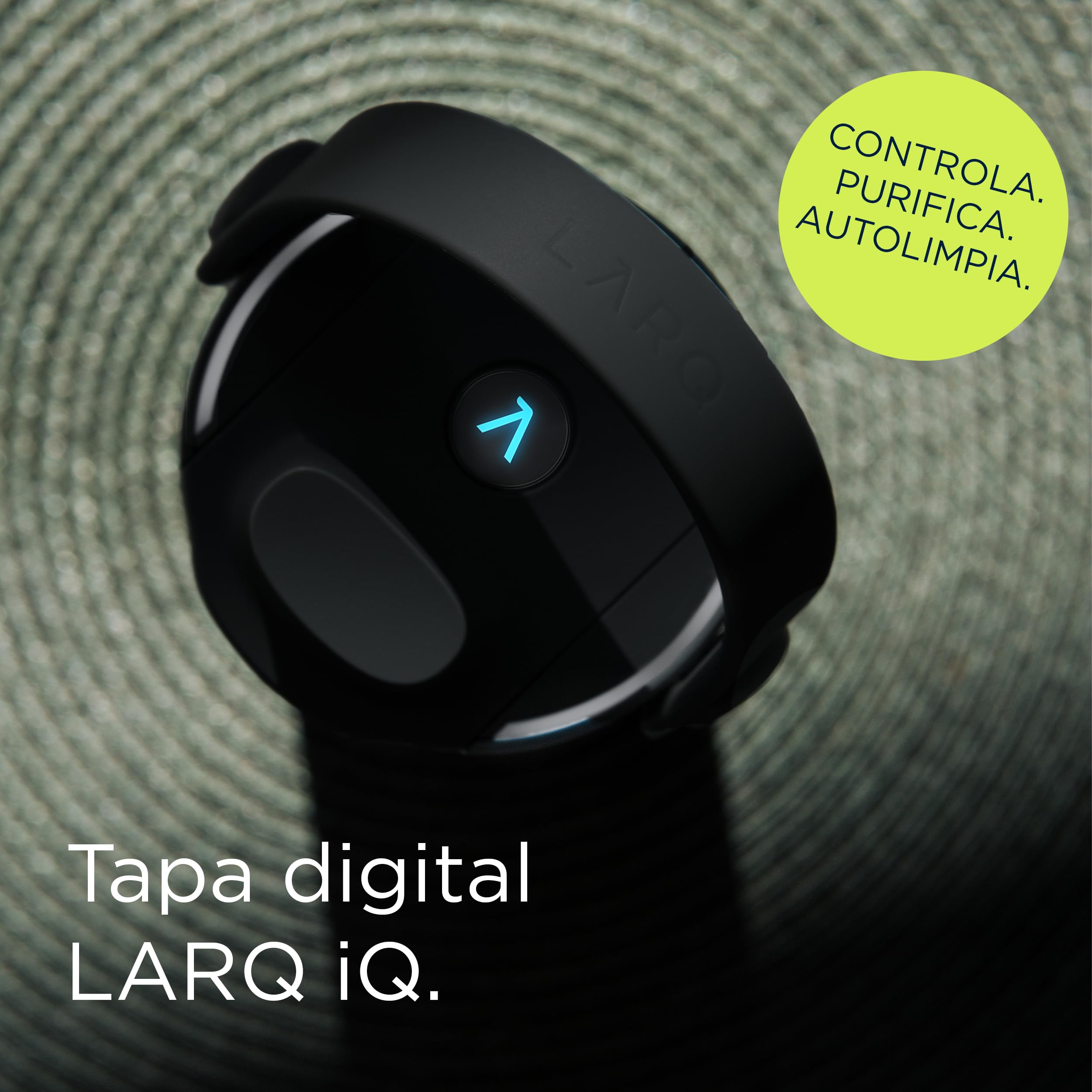 BRITA LARQ iQ Cabezal inteligente Tapa digital para las botellas de agua BRITA LARQ Essential, que incluye un seguimiento de la hidratación en la aplicación de BRITA