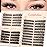 Cat Eye Lash Clusters Wispy Eyelash Clusters 30D+40D+50D Individual Lashes 400pcs Light & Right Cluster Eyelash Extensions D-curly Lash Extension 8-18mm Natural Lashes Clusters for Beginners