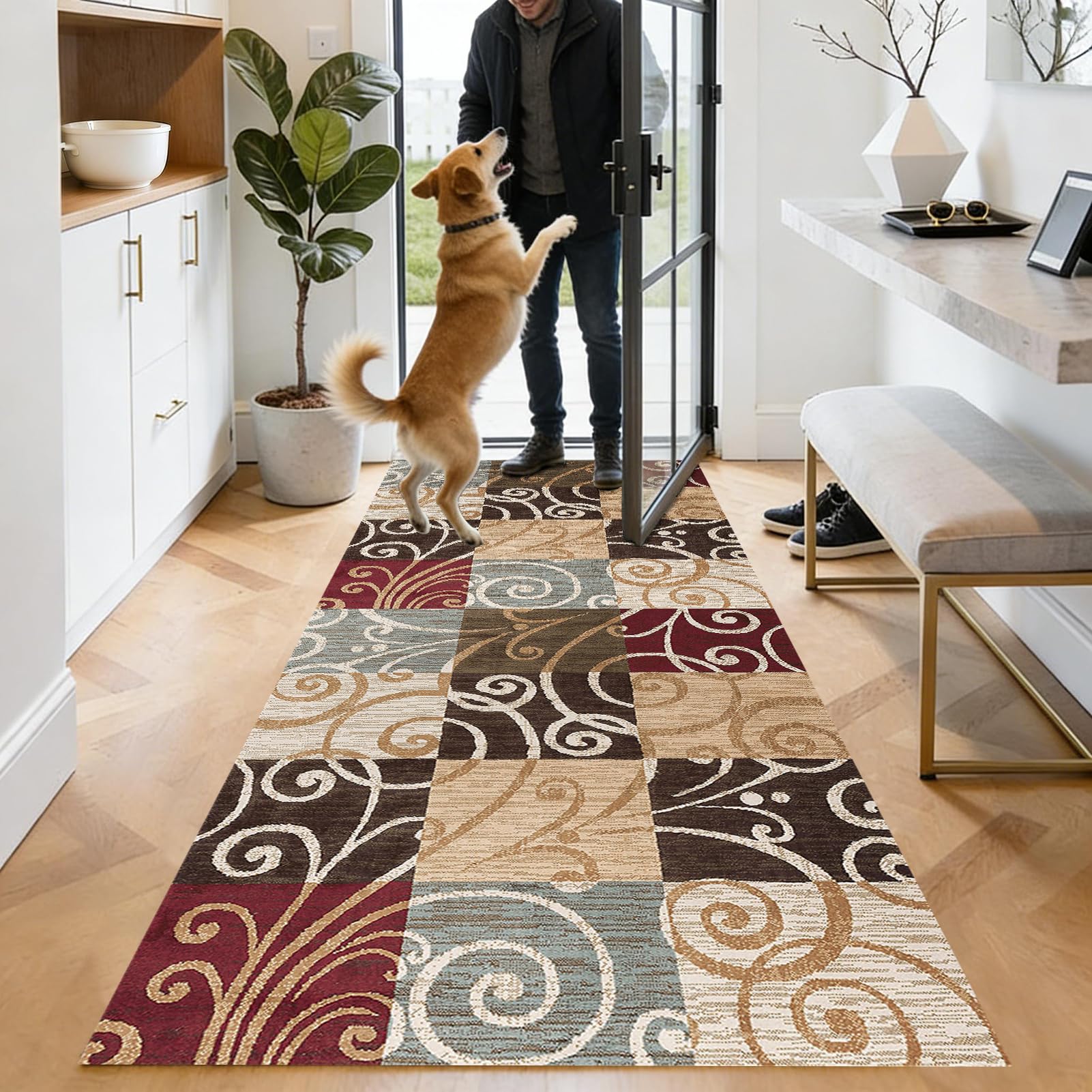 Tapis de Couloir Long, Tapis pour Cuisine Devant évier 40 x 450 cm