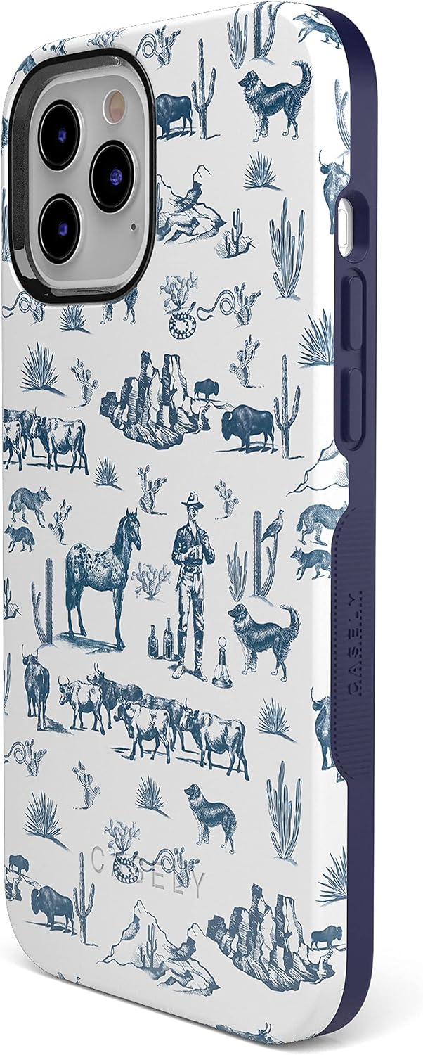 Casely iPhone 12 Pro Max Case | Wild West Adventure | Desert | Bold Protective Design | Compatible with MagSafe