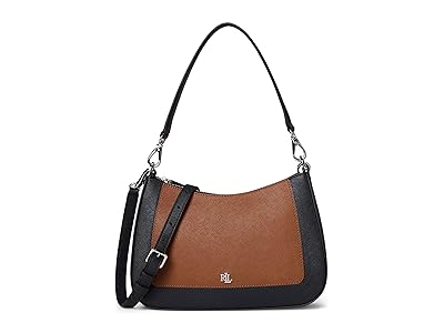 Lauren Ralph Lauren Crosshatch Leather Medium Danni Bag Shoulder Women