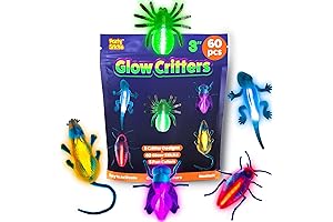 Glow Critters and Halloween Trick or Treat Glow Skeletons and Pumpkins