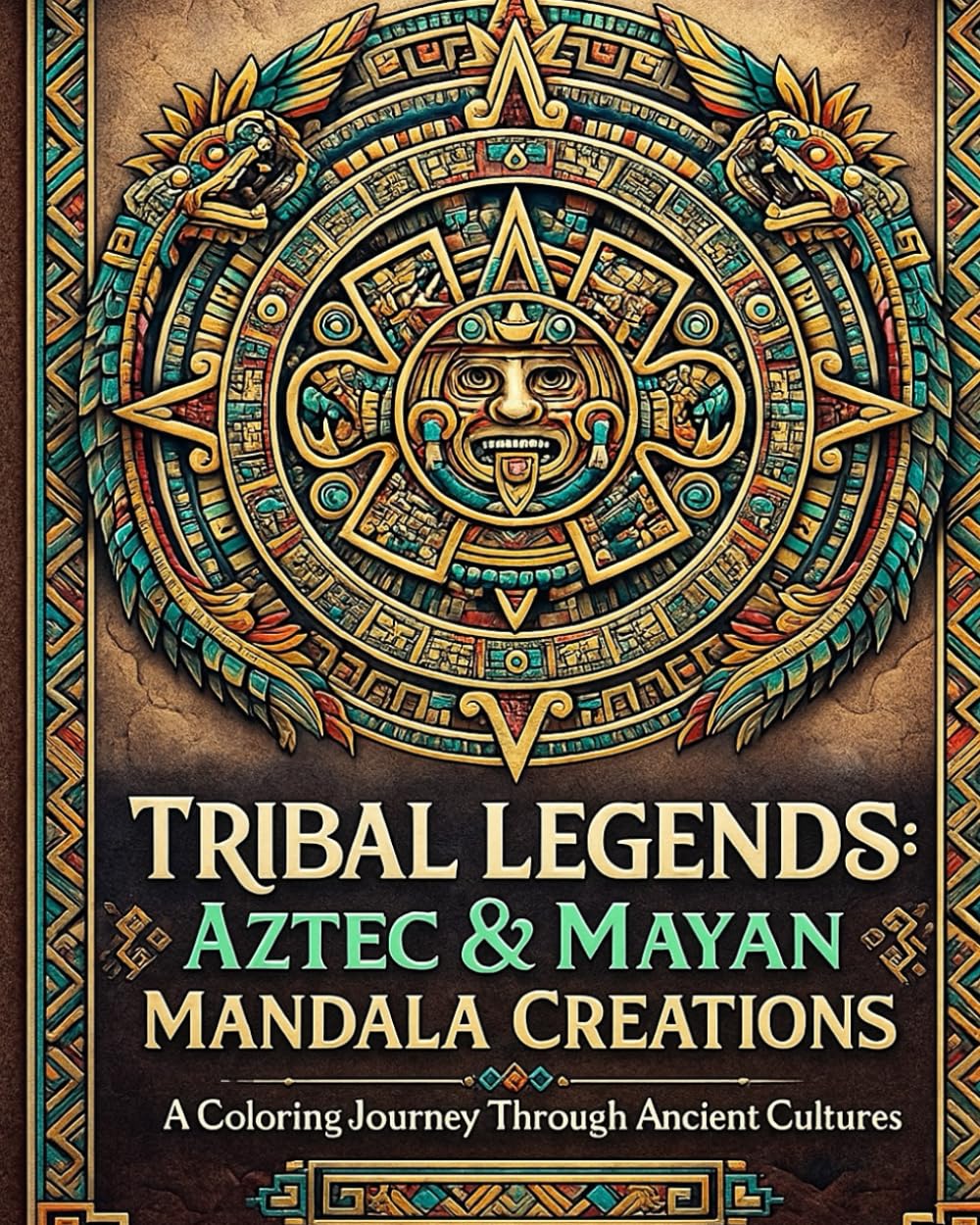 Tribal Legends: Aztec & Mayan Mandala Creations: “Ancient Patterns for Mindfulness, Relaxation & Creative Expression”