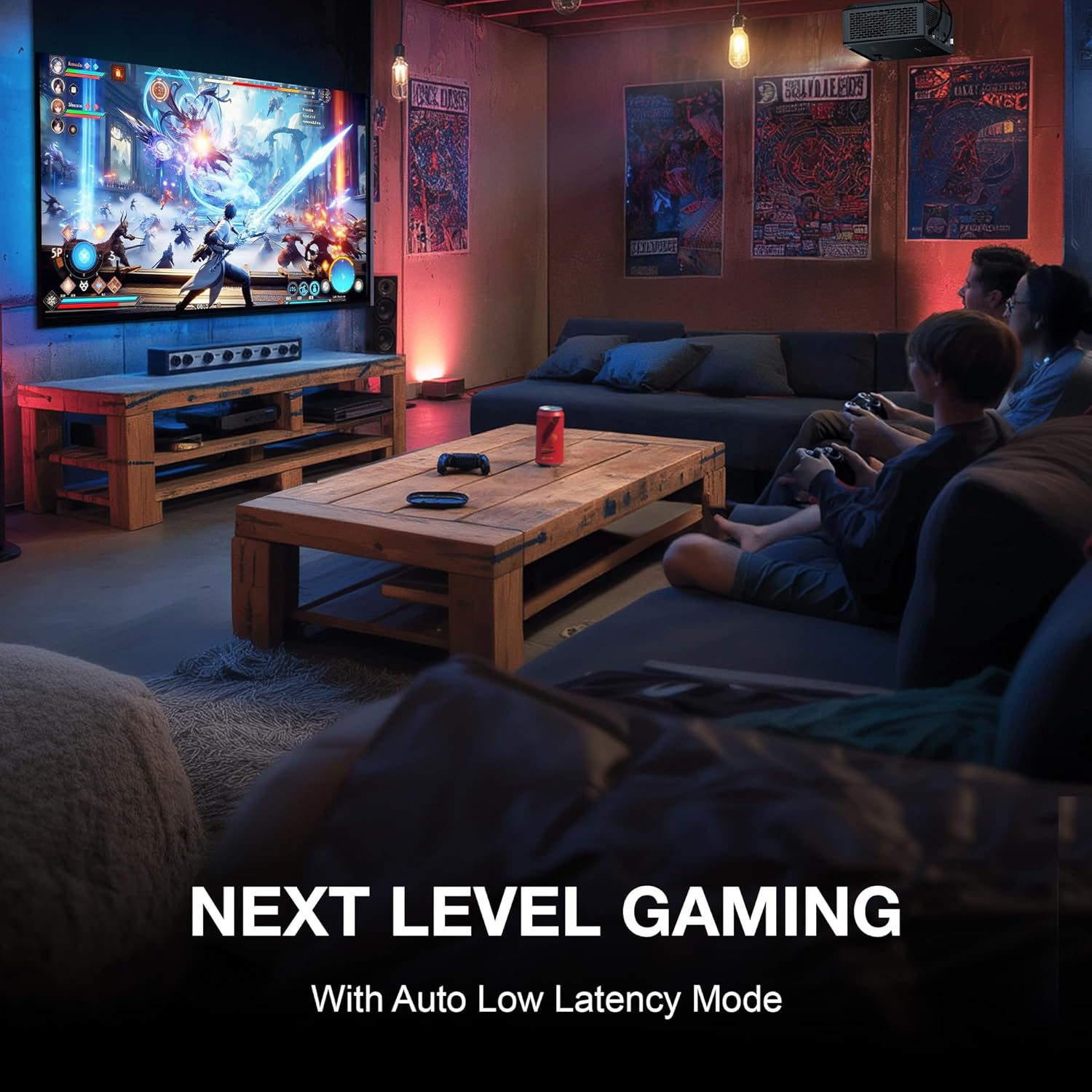 Optoma UHZ58LV - 4K UHD, 3000 Lumens, HDR10+, Laser, Compact Home Theater Projector