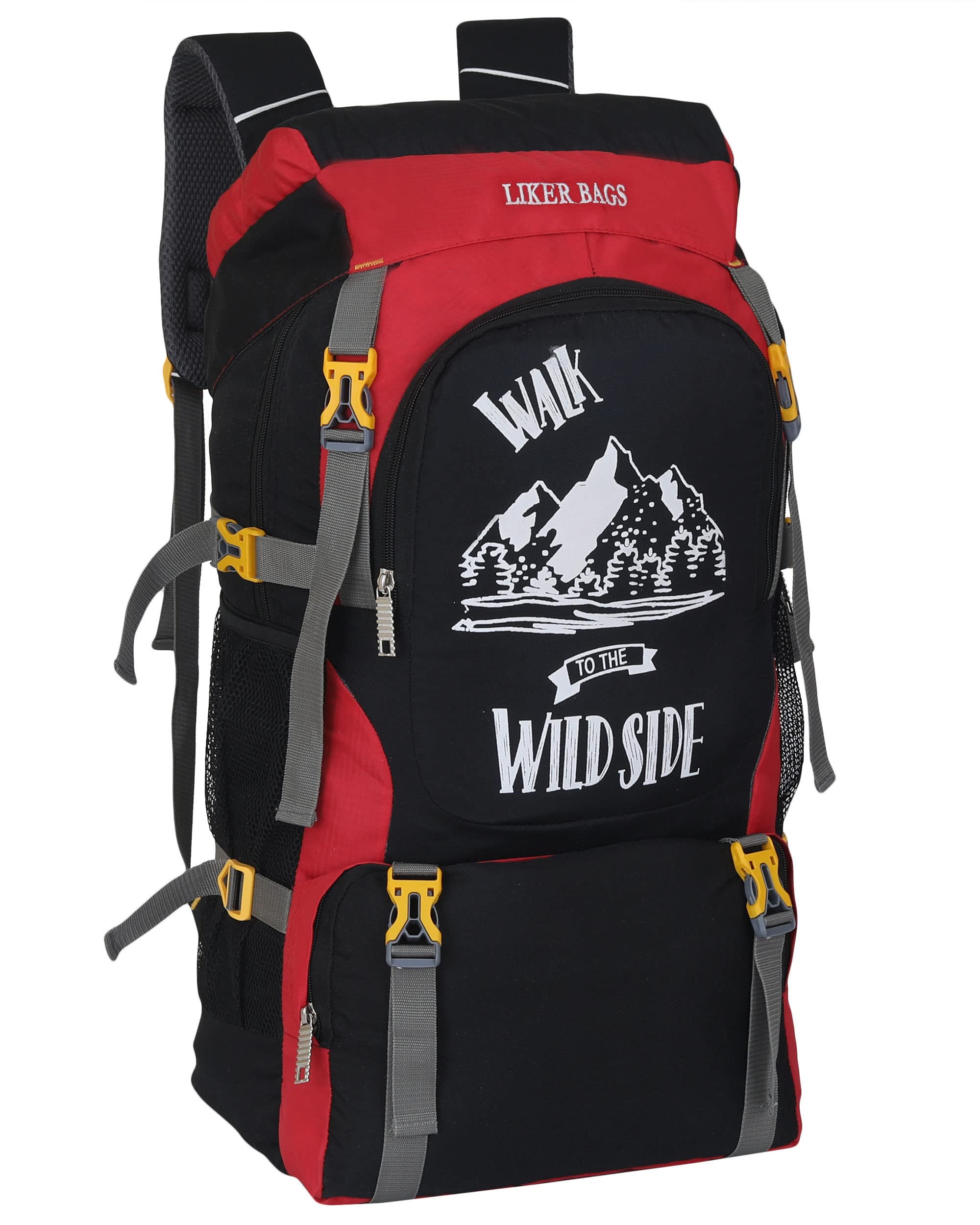 65 L TRACKING HIKING TRAVEL BAG PACK RUCKSACK HIKING WATERPROOF OUTDOOR BAG.-image-2