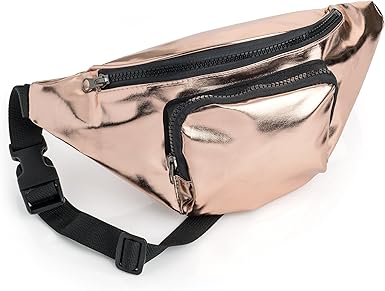 metallic gold fanny pack