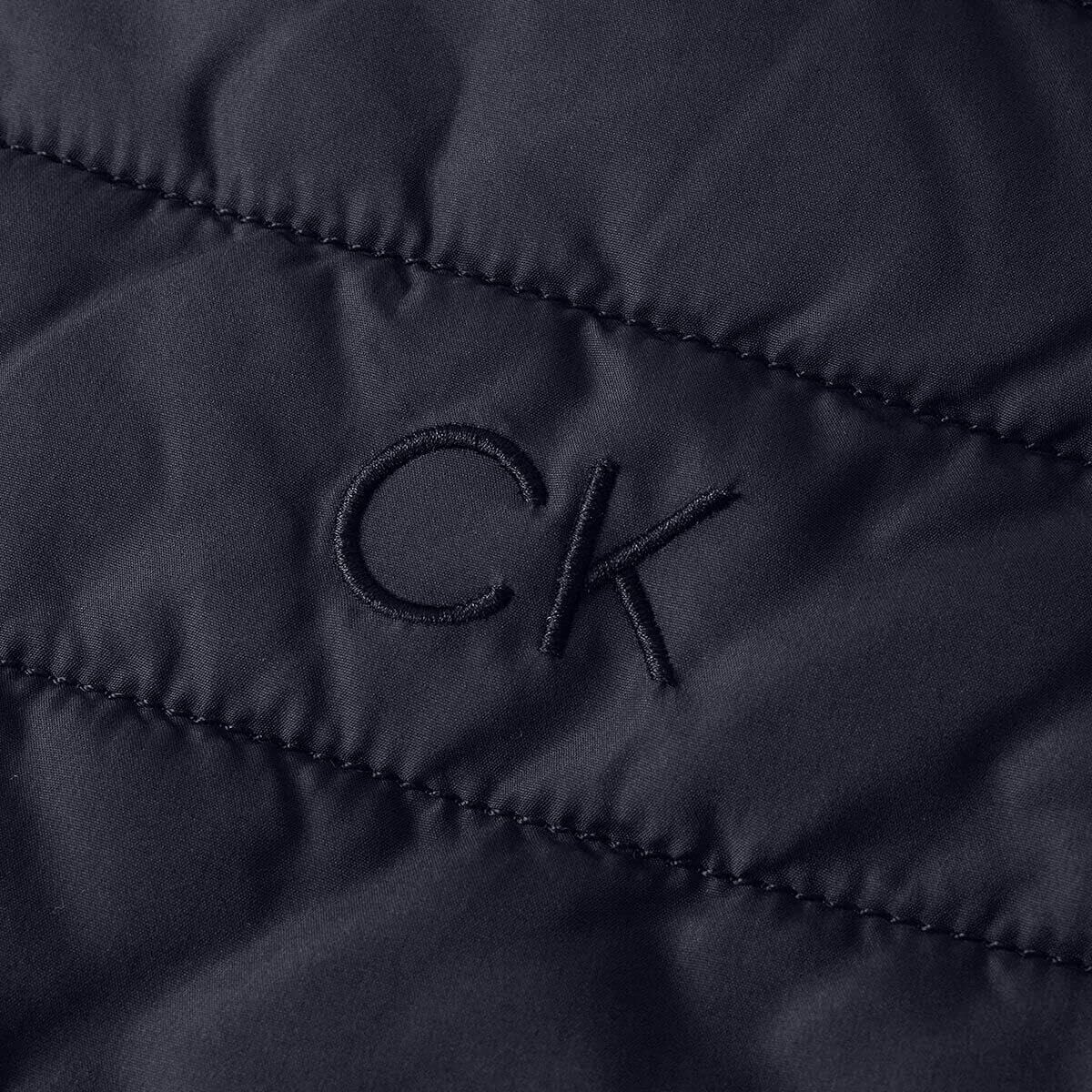 Calvin Klein 2026 Giacca da uomo con collo a imbuto in pile trapuntato ibrido