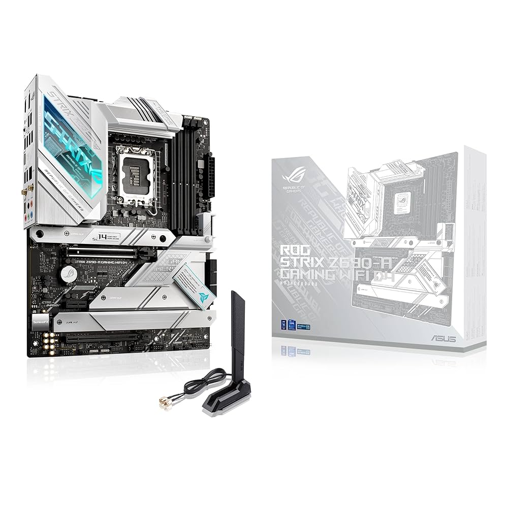 マザーボード ASUS ROG STRIX Z690-A GAMING ASUS ROG Strix Z690-A Gaming WiFi D4 Scheda Madre ATX, Intel