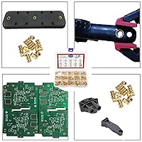 Vista 5 de Kit surtido de tuercas de inserción roscadas de latón moleteado, 435 piezas, M2, M3, M4, M5, para impresiones 3D y más proyectos